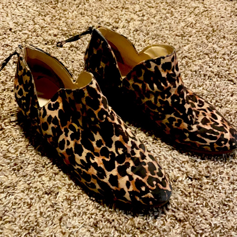 Cheetah booties